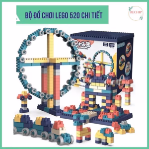 Đồ Chơi Xếp Hình, Bộ Lego 520 Chi Tiết Tháo Lắp Phát Triển Trí Tuệ Cho Bé Ctb223 - Bechip