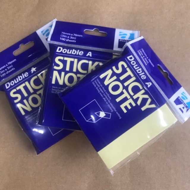 Giấy Note Vàng 3X3 Double A - Gdn - Ảnh 4