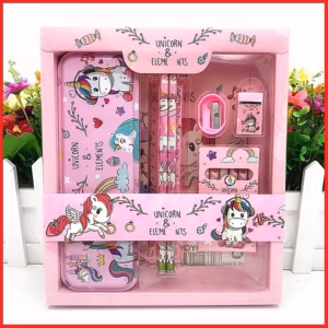 Bộ Hộp Bút 7 Món Dụng Cụ Học Tập Hình Nhân Vật Hoạt Hình Siêu Đáng Yêu Dành Cho Bé Ctb256 - Bechip