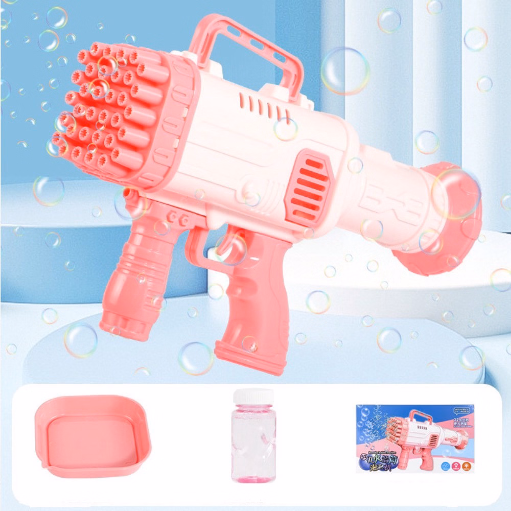 Súng Bắn Bong Bóng Cho Bé - Silver - Ảnh 6