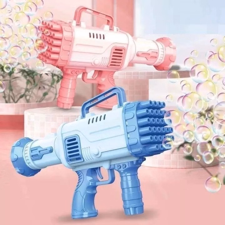 Súng Bắn Bong Bóng Cho Bé - Silver - Ảnh 4