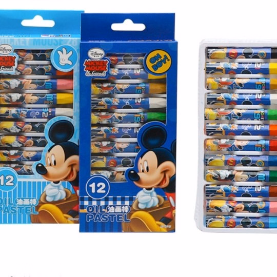 Bộ 12 Bút Sáp Màu Cho Bé 20X9Cm - Gdn