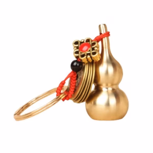 Móc Khóa Hồ Lô Có Đồng Tiền - Gdn