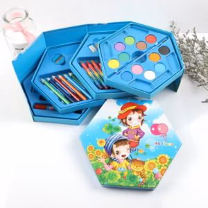 Hộp Bút Chì Màu 4 Tầng Xoay Có 46 Màu - Gdn